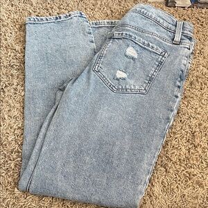 Light Blue Ripped Women’s Low Rise Boyfriend  Jeans- SO Goods for life